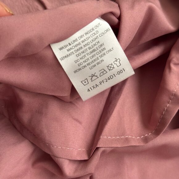 Joyfolie Dela dress in mauve size medium  High-Low Dress With Lace Sleeves new - Picture 6 of 16